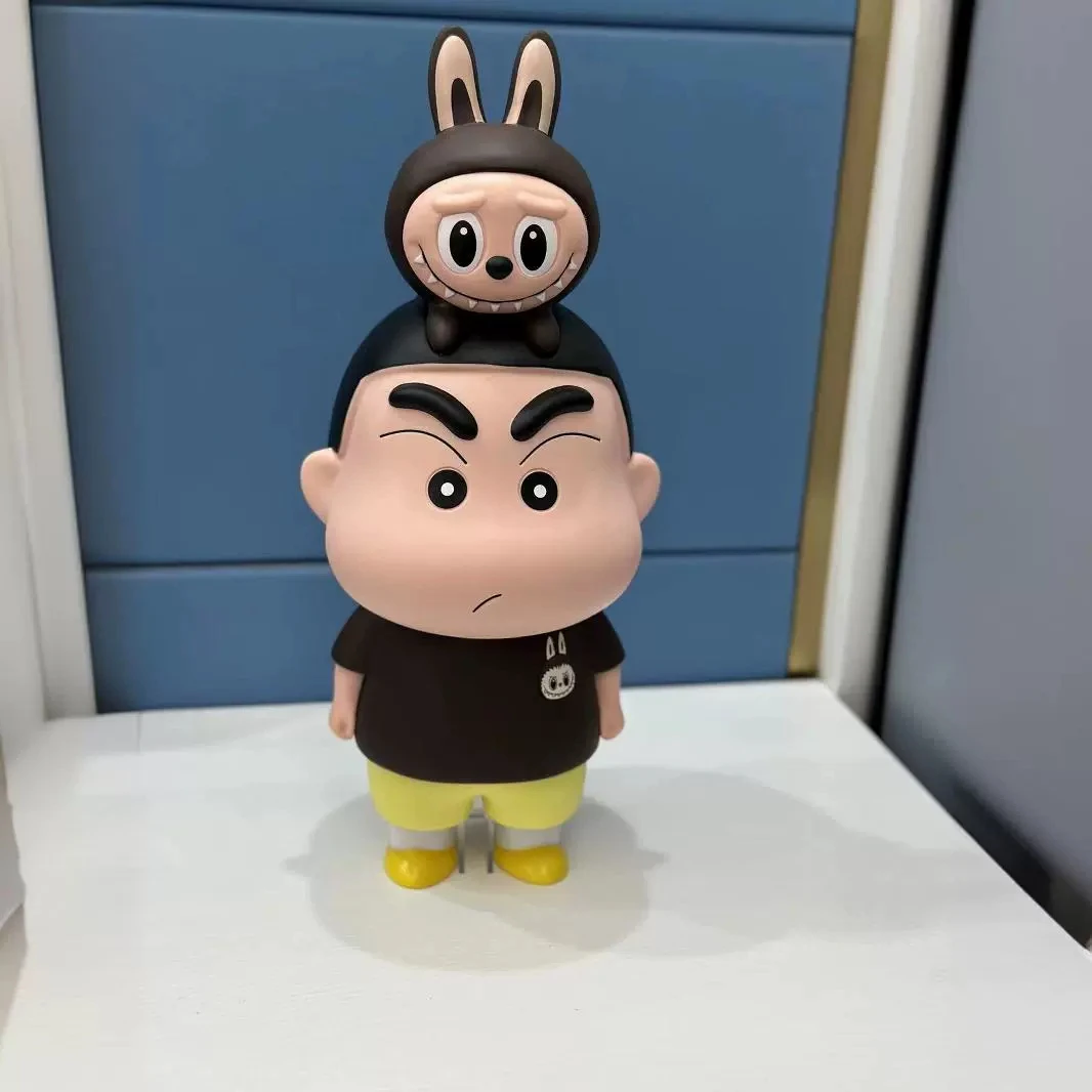 超优质GK拉布布蜡笔小新手办动漫模型野原新之助可爱卡通潮玩摆件