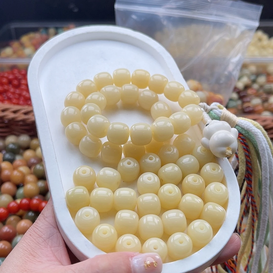 白玉菩提吊坠C/11.75mm/100+20颗