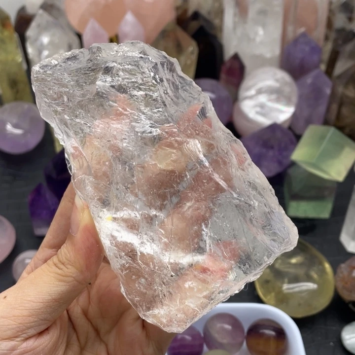 29未镶嵌水晶福*多白原石