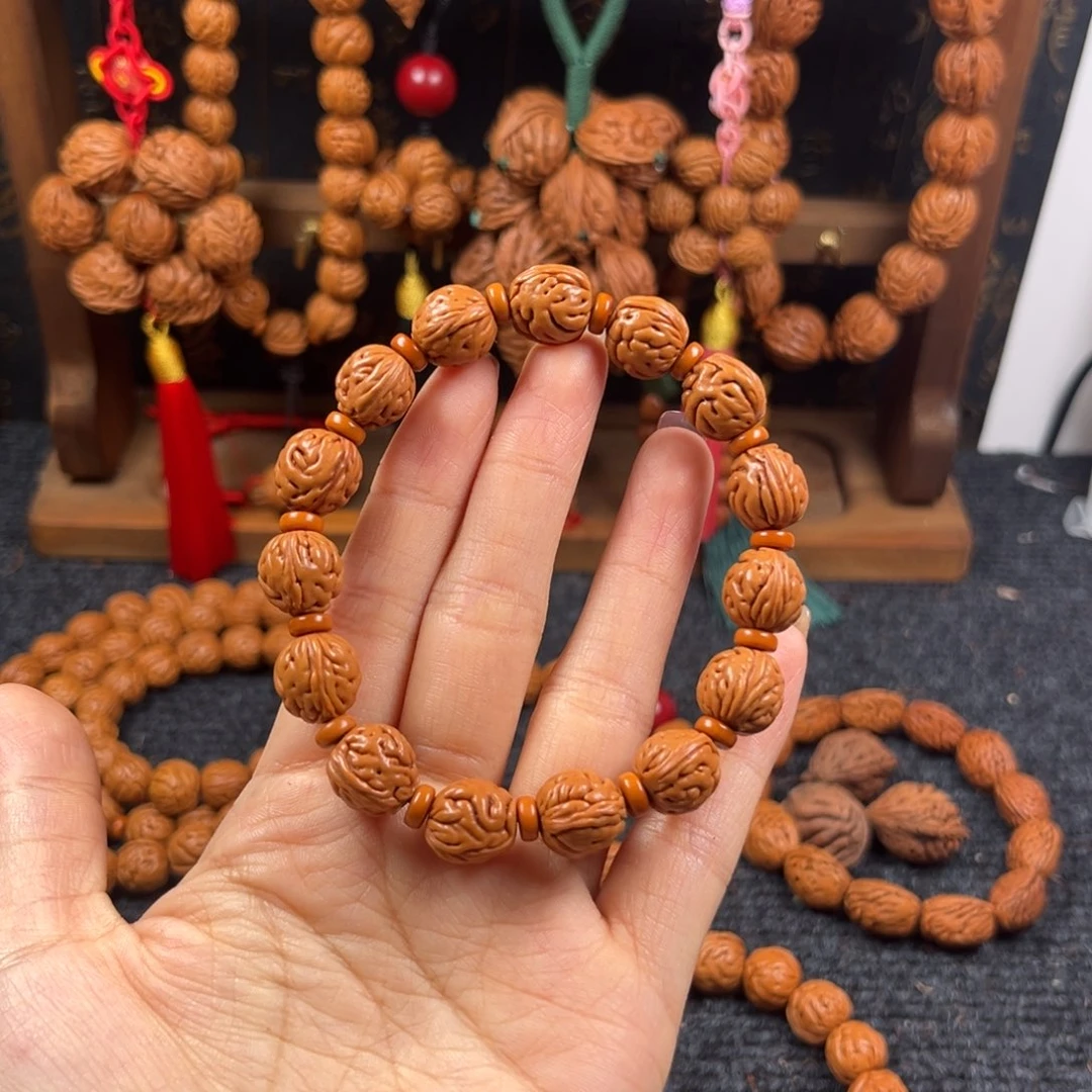 N***.桃核吊坠桃枭手串L1