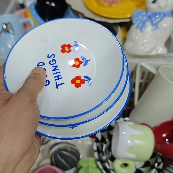 瓷片陶瓷餐具杯碗盘微瑕介意慎拍
