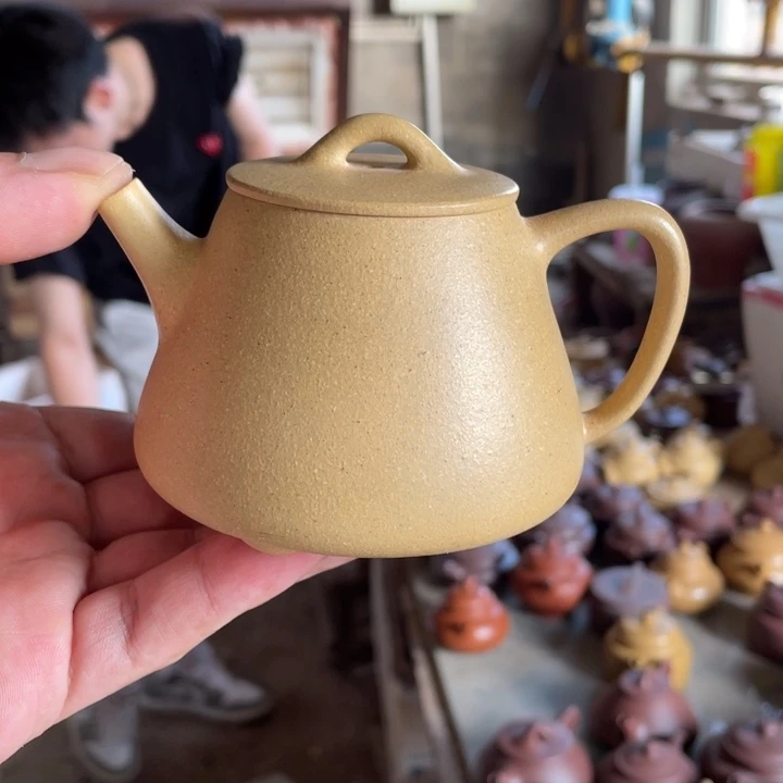 紫砂紫砂高石瓢。 本绿泥