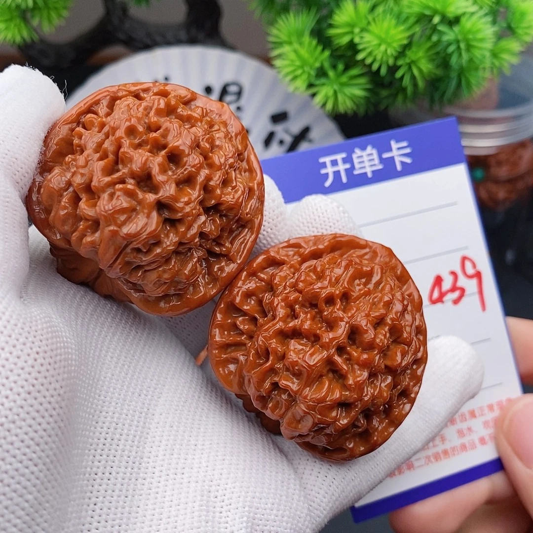 文玩核桃把件43官帽439