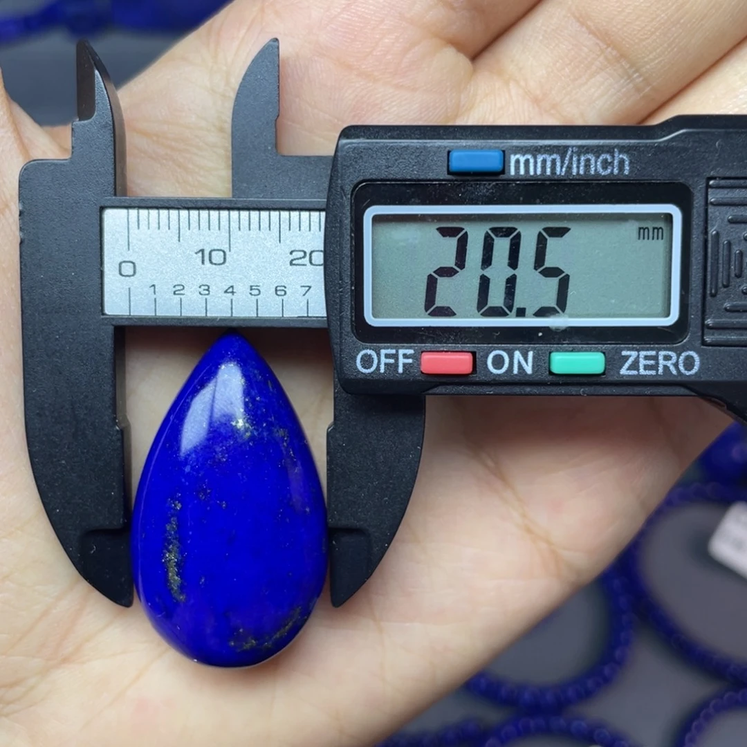 未镶嵌青金石20×35mm裸石水滴吊坠