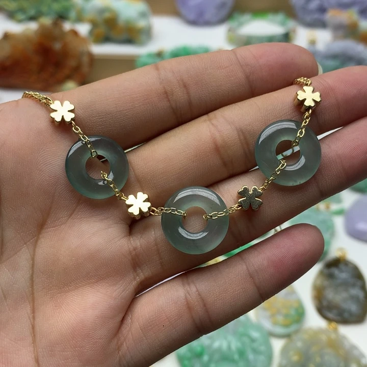 颈饰未镶嵌翡翠翡翠