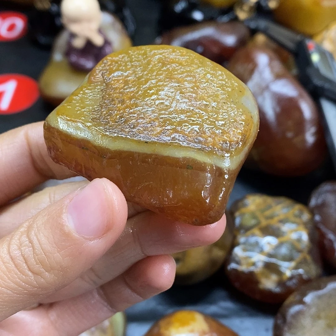 玛瑙/玉髓未镶嵌手把件