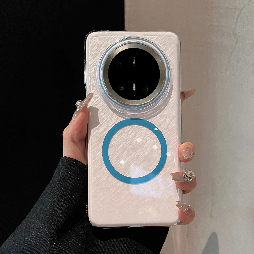 适用华为mate70手机壳新款mate70Pro+冰透明磁吸防摔超薄裸感透明