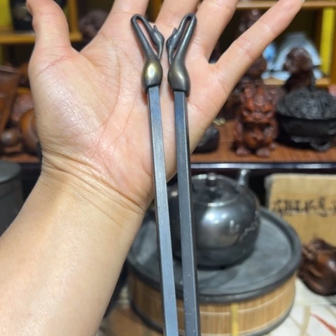 蜜安罐瓷香炉锡茶则