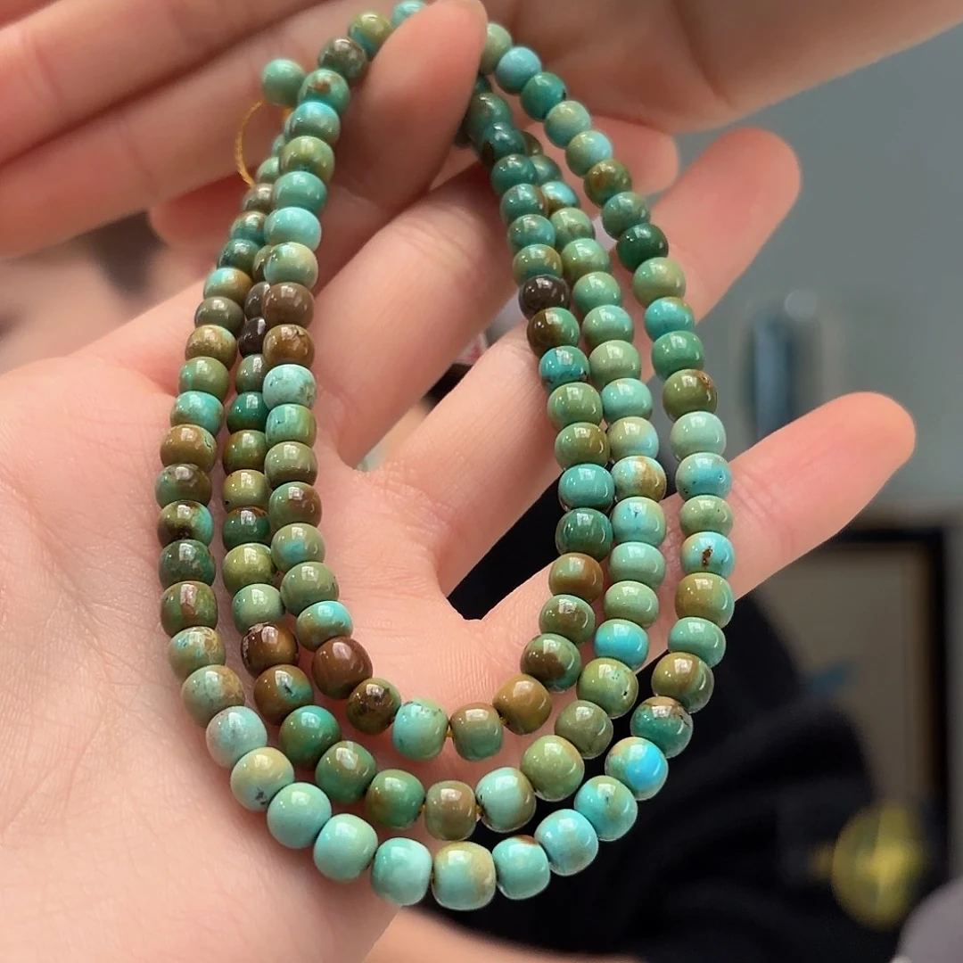 曲***～绿松石未镶嵌颈饰