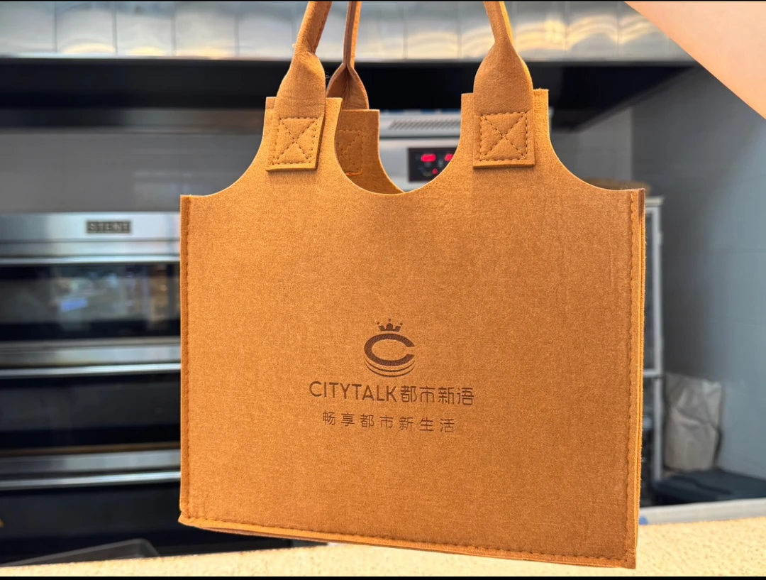 中秋月饼礼袋12粒送毛毡包