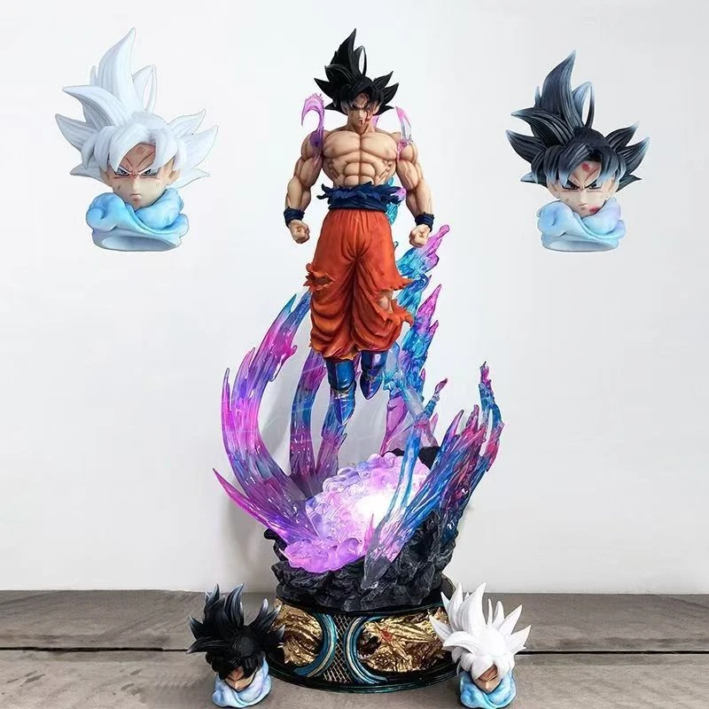 七龙珠自在极意功悟空白发觉醒悟空手办模型摆件雕像