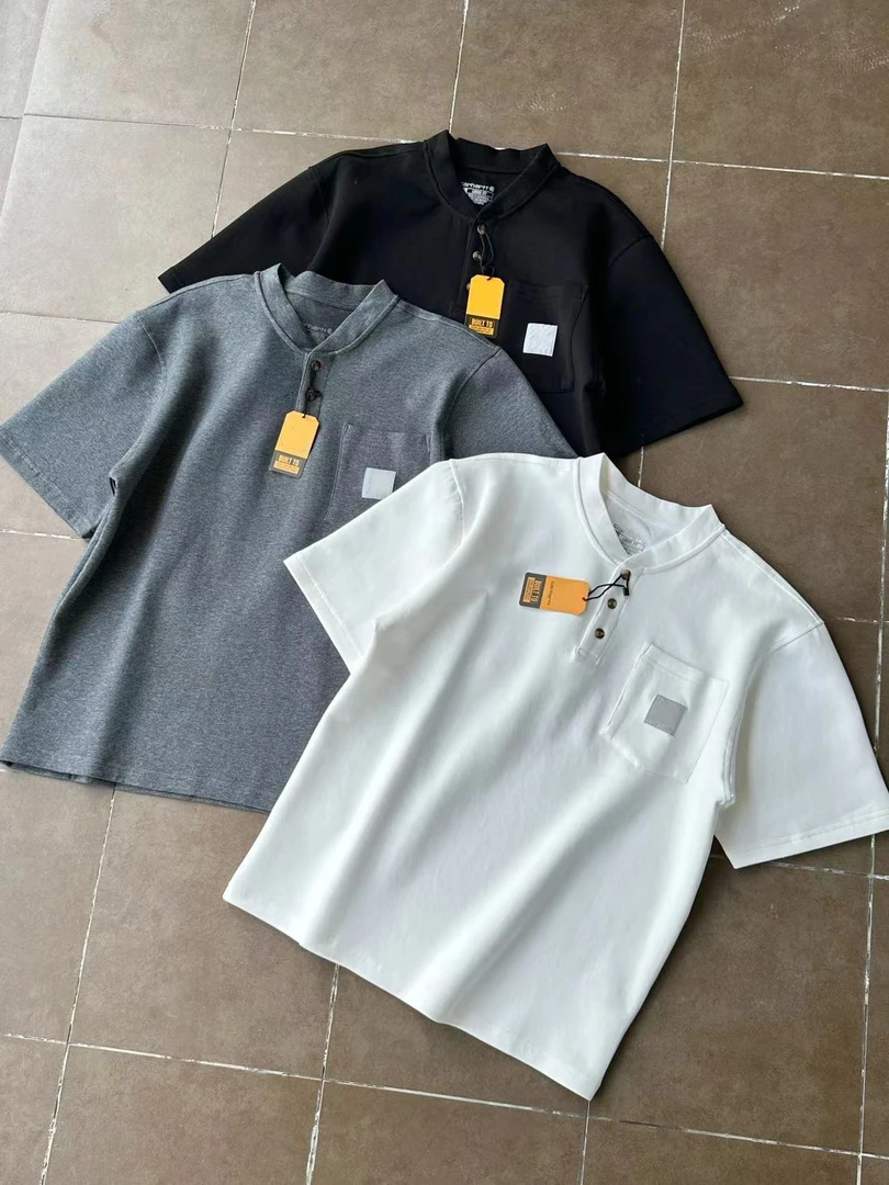 k84亨利短袖-300克重磅男女同款休闲短袖宽松