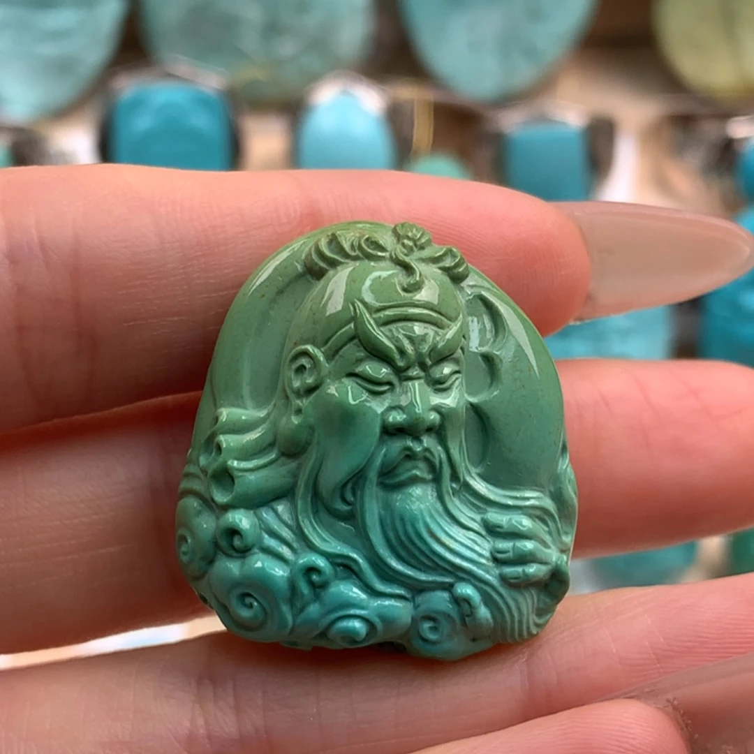 绿松石珠宝玉石未镶嵌