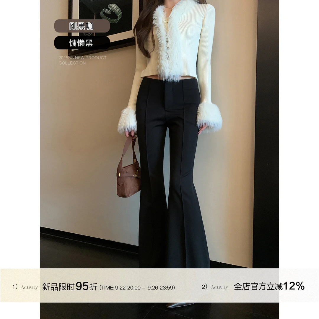 【QIUROUYAO邱肉瑶】曲线天才｜basic都市画报休闲阔腿长裤