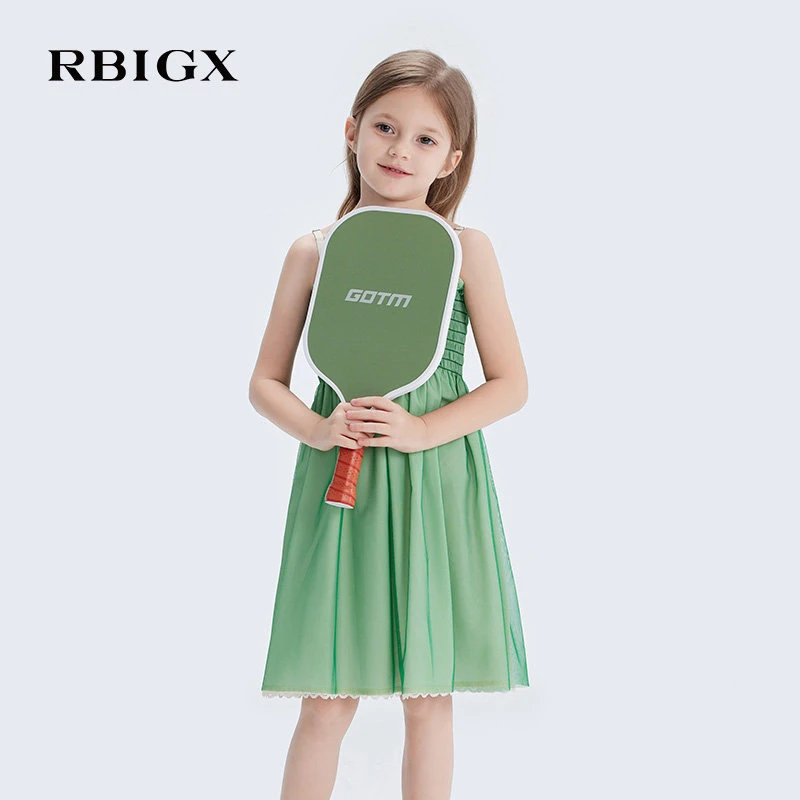 RBIGX瑞比克夏季新款天丝女童公主仙女吊带设计感连衣裙LY4BR2762