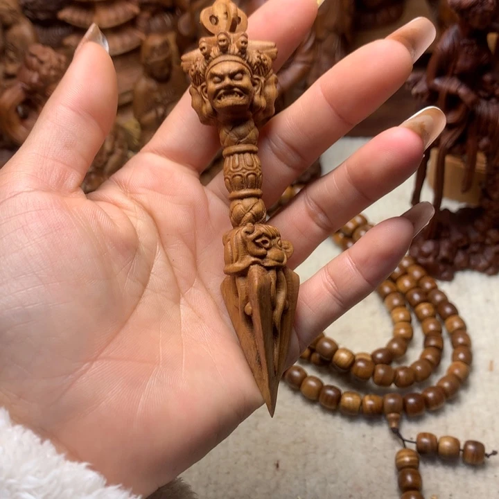 檀香木其他老山檀香手把件