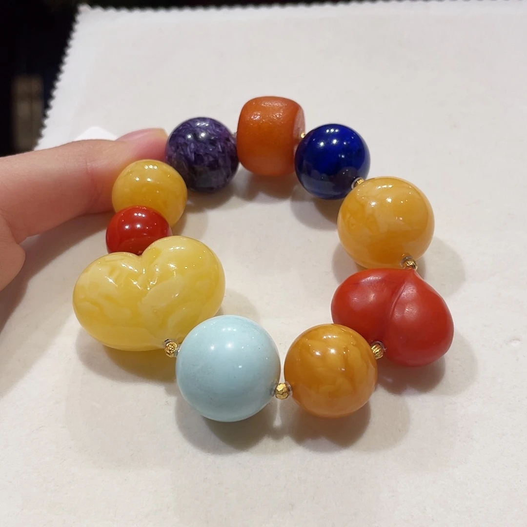 蜜蜡未镶嵌手串蜜蜡