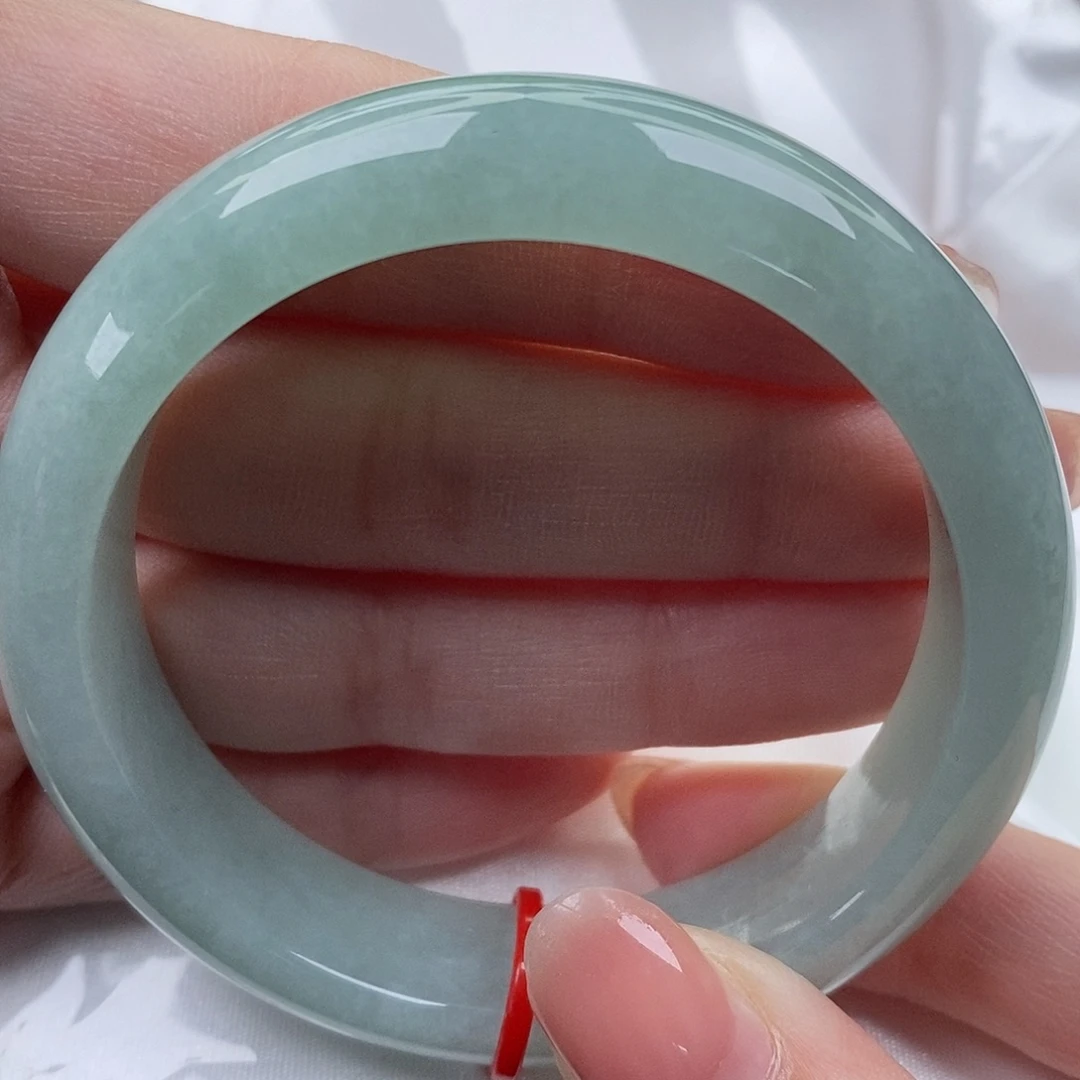 翡翠未镶嵌手镯缅甸天然A货翡翠 52