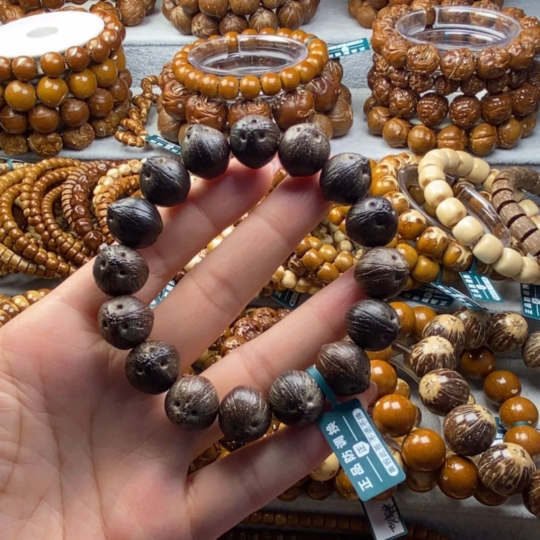 手串紫金鼠原皮黑金纯圆15+