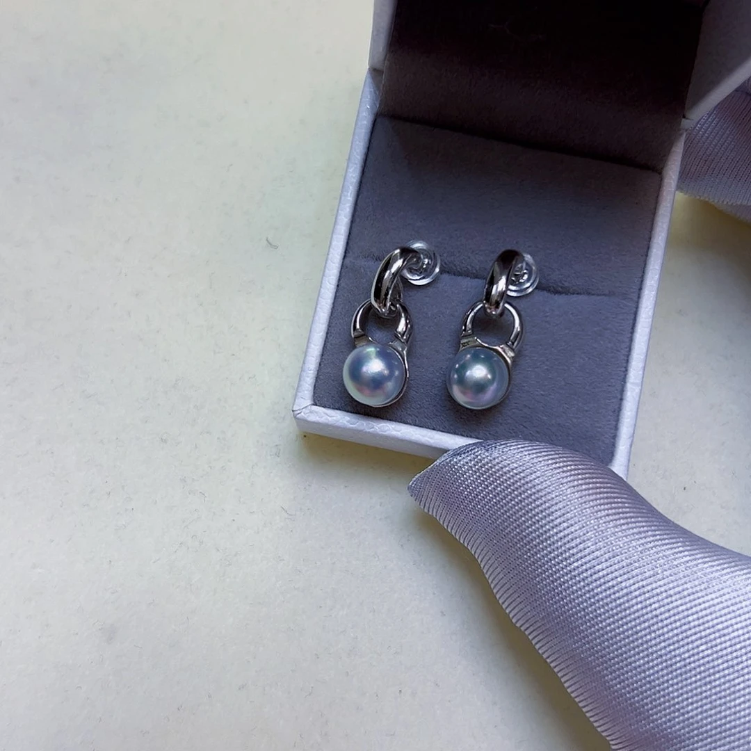 银S925镶嵌海水珍珠饰品