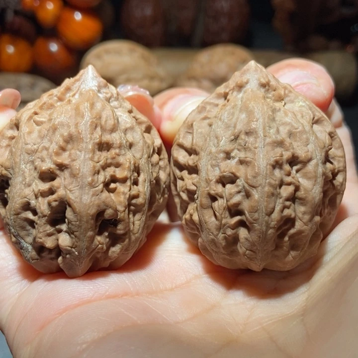 把件文玩核桃东北楸子小雪77