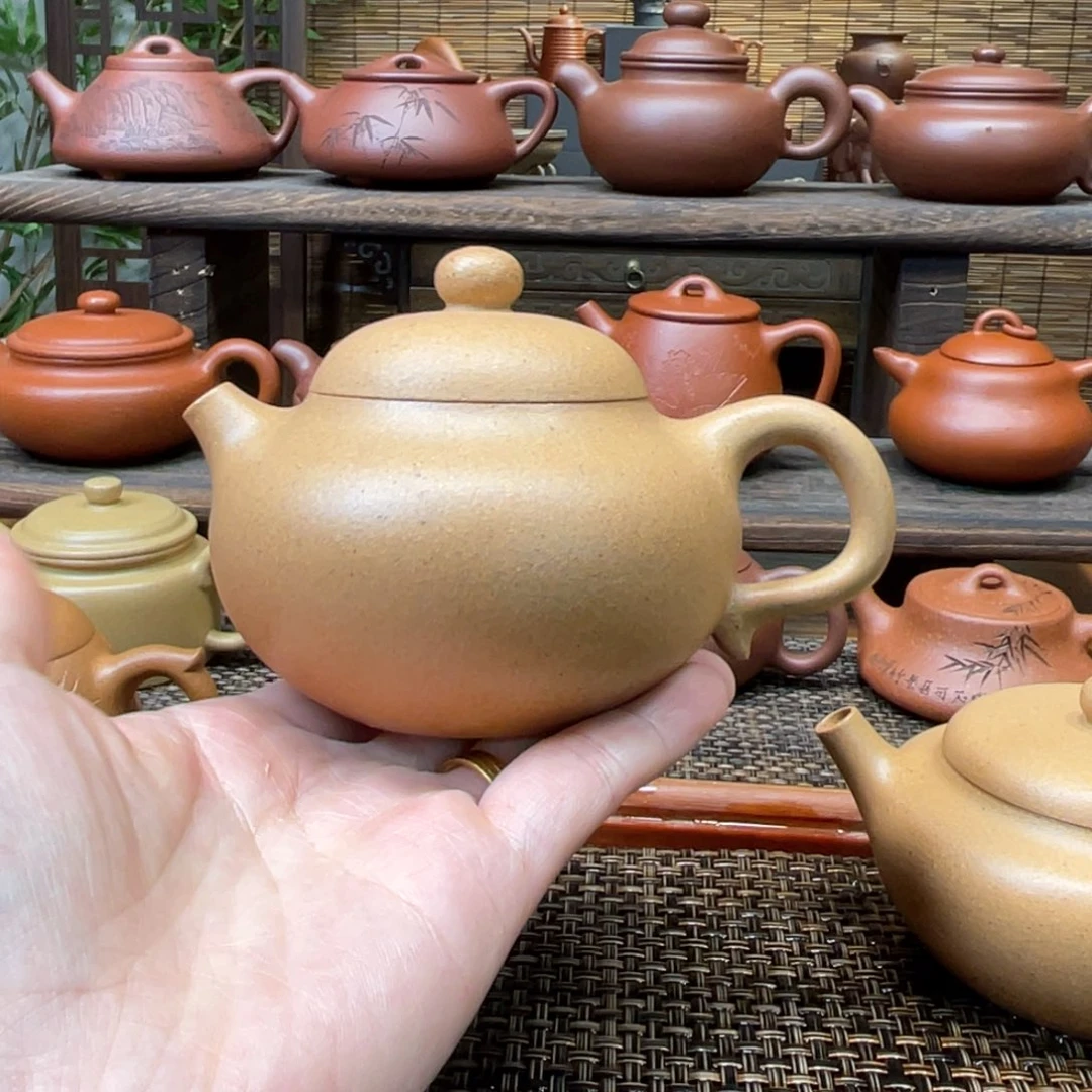 茶壶紫砂宜兴原矿紫砂手工制190
