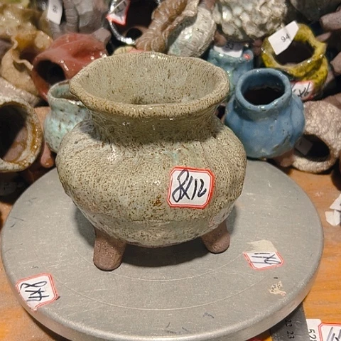 茶***板粗陶花盆制作就这样了，