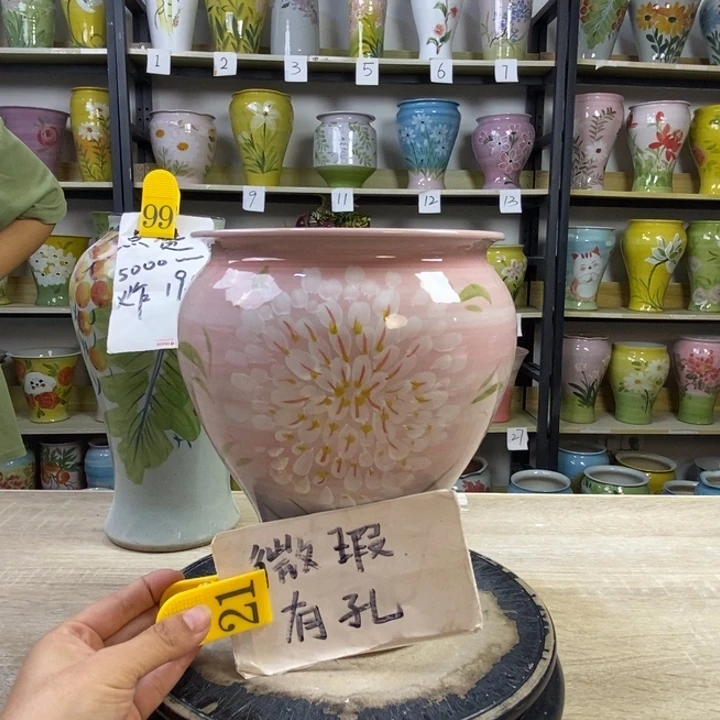 景德镇高温陶瓷花盆