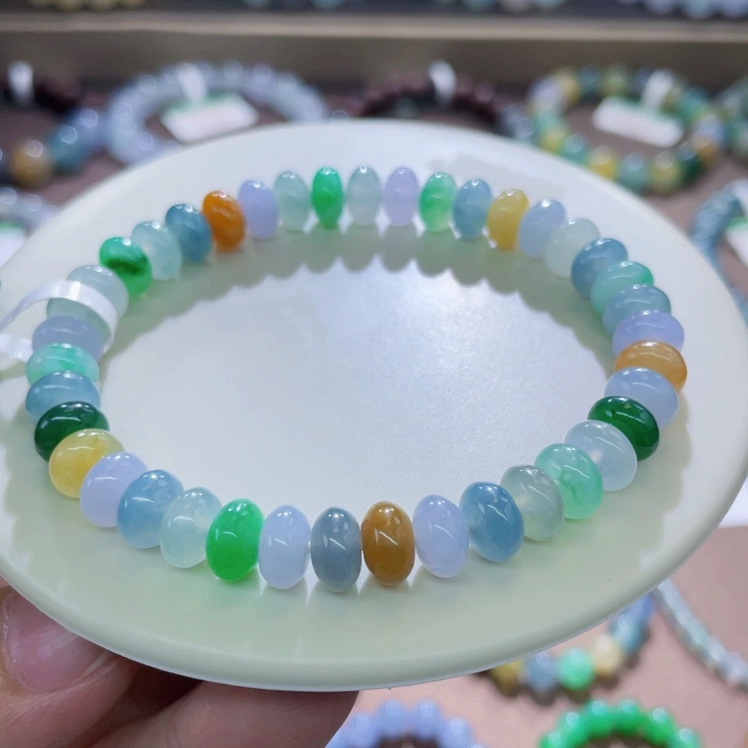 未镶嵌手链翡翠冰多宝