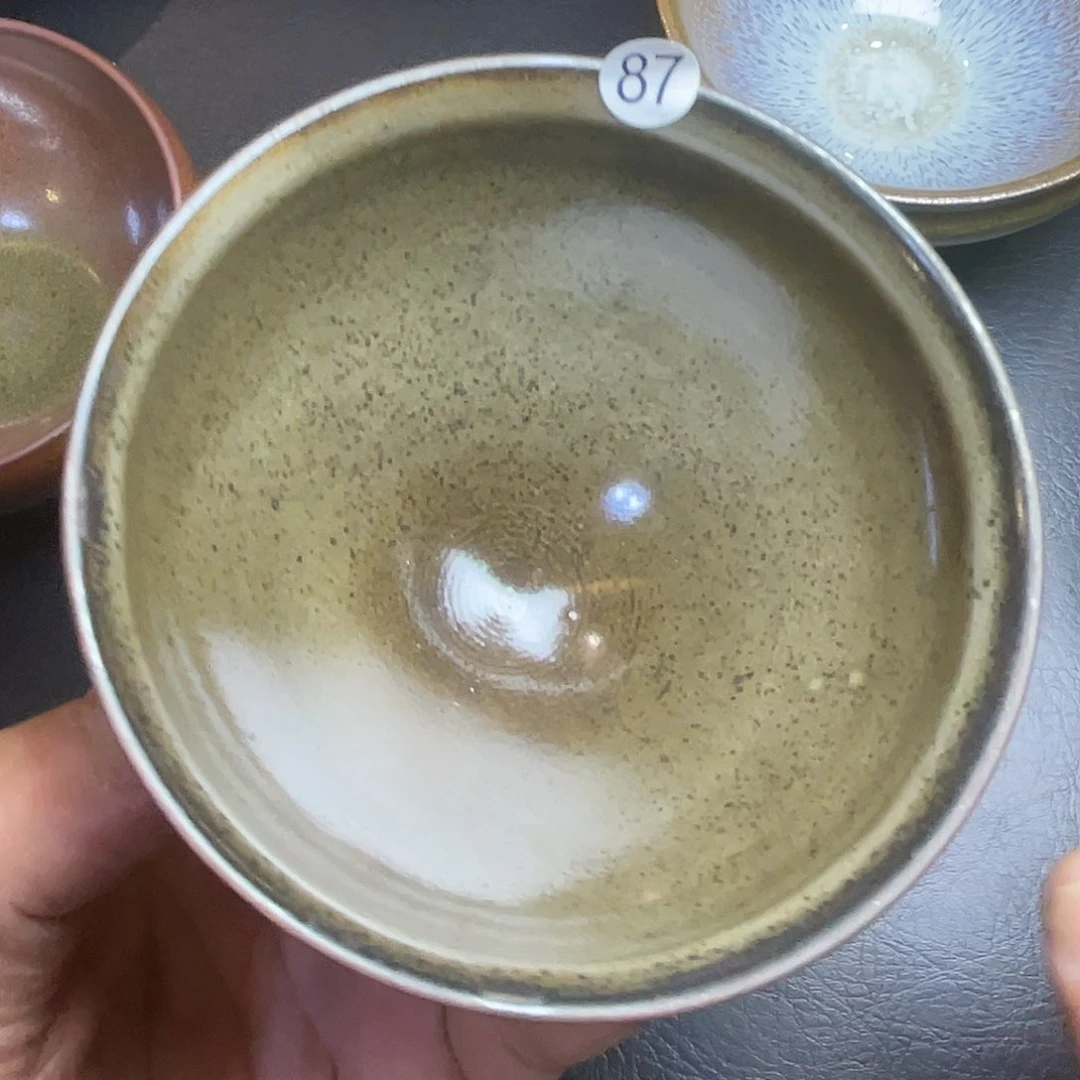 茶盏独*龙窑柴烧束口器型