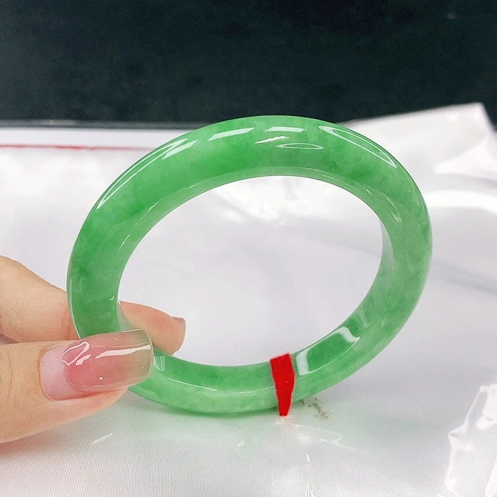 翡翠未镶嵌手镯圈54.6，50111