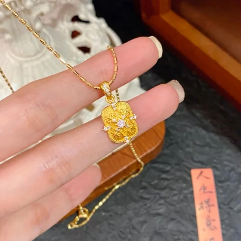 钛钢项链 鸢尾花项链 JIA