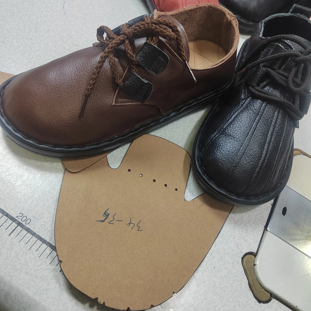 拇指鞋样两节帮鞋样是纸样不是成品鞋慎拍