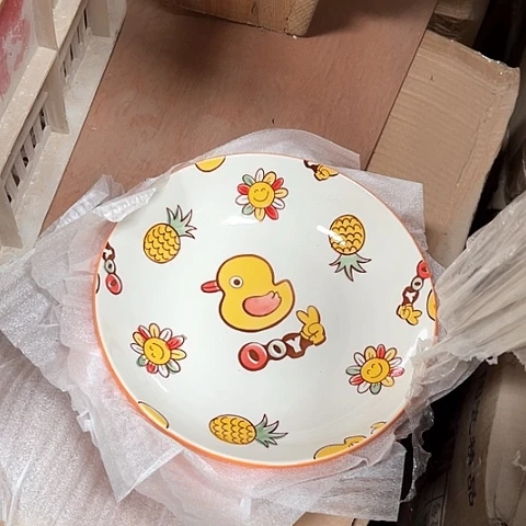 微瑕，不能明火，口径20高度2.5，2个深盘鸭子