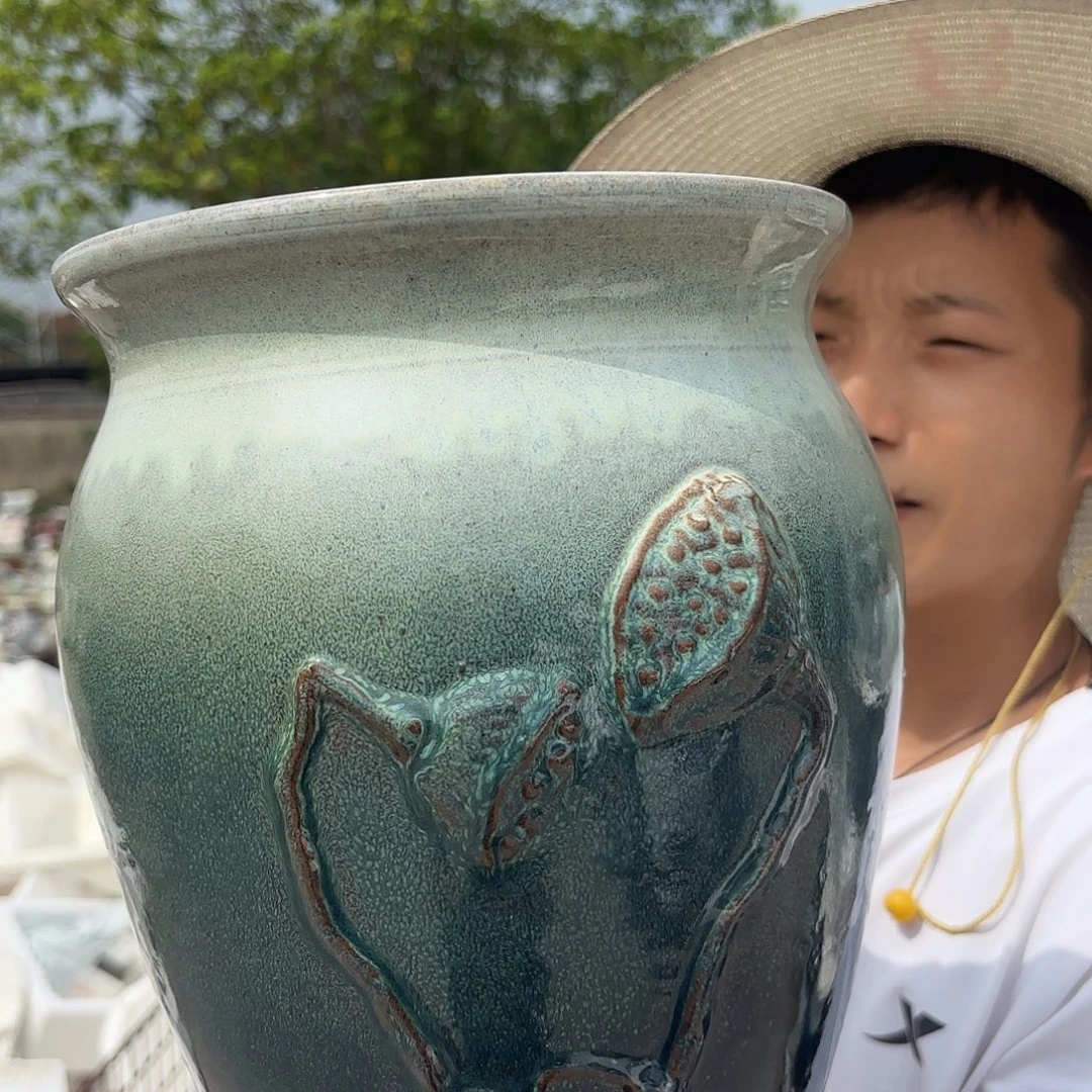 绿莲蓬瑕疵不挑口径20高度28