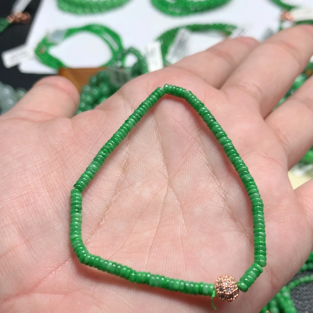 未镶嵌手链翡翠翡翠