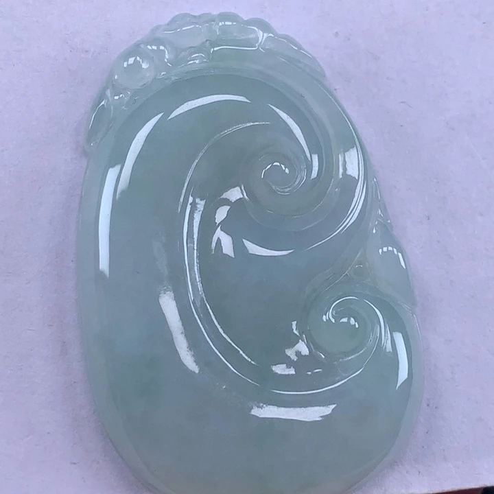 颈饰未镶嵌翡翠如意吊坠