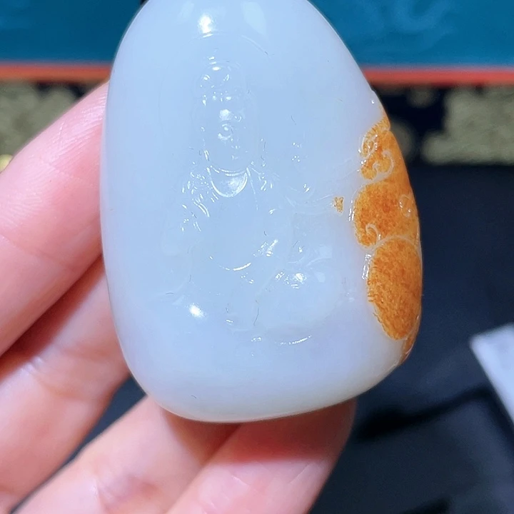 高***！颈饰未镶嵌和田玉