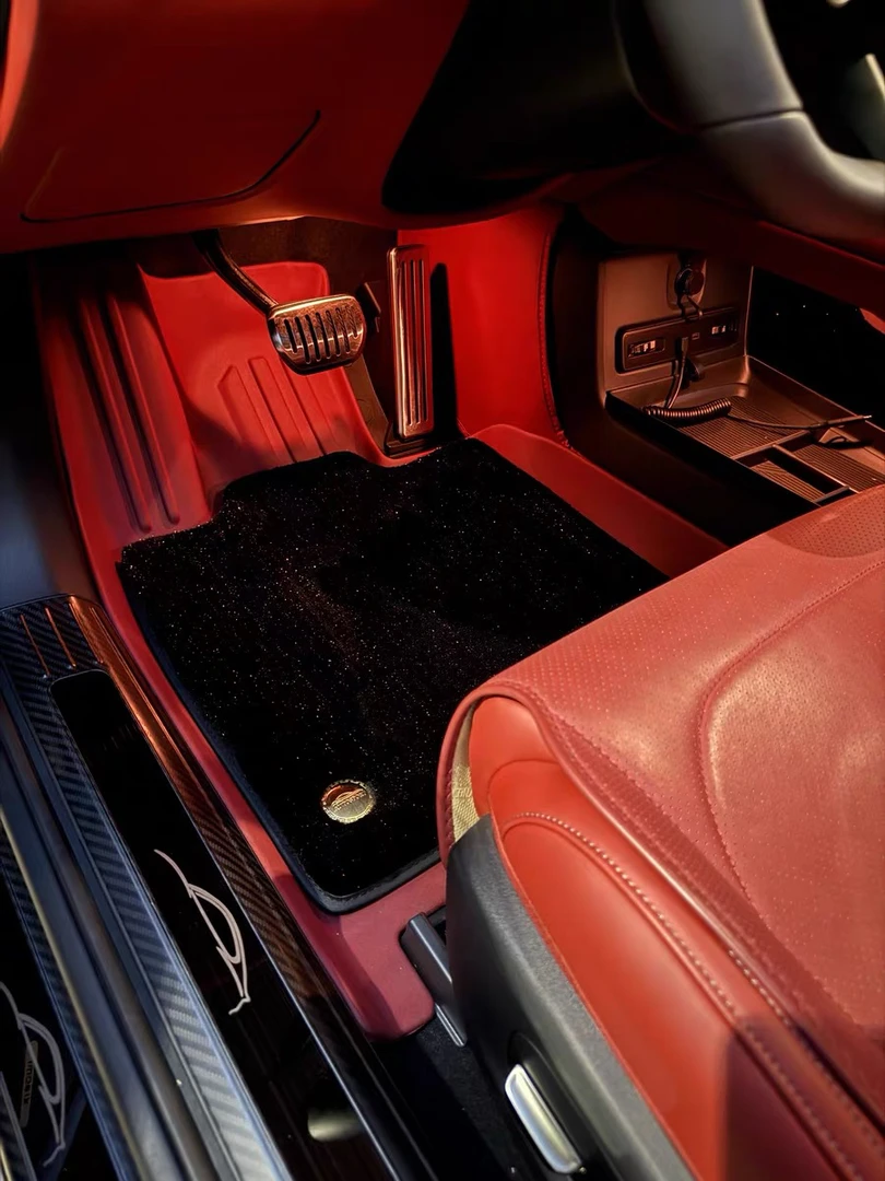 适用小米SU7汽车脚垫全包围tpe专用星空地毯后备箱垫配件改装用品