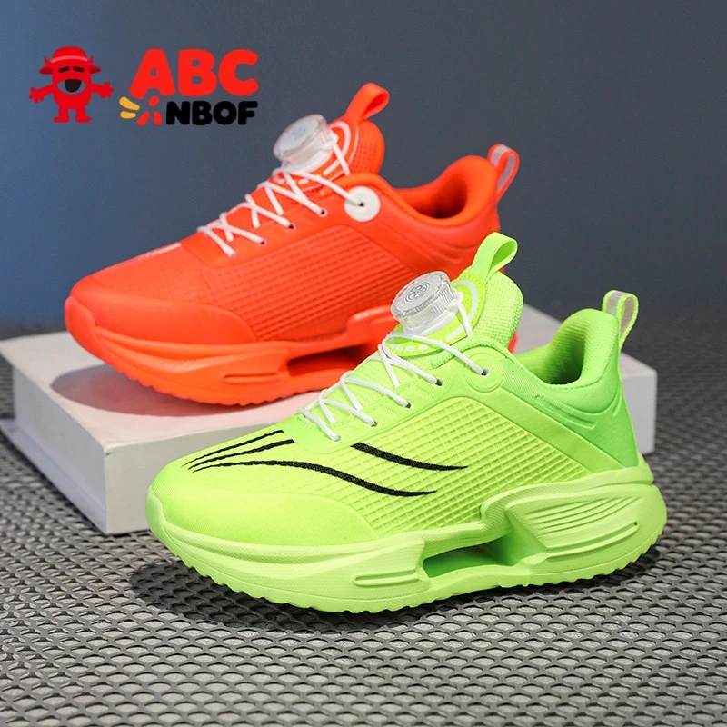 ABC NBOF鸳鸯跑步鞋网面透气防滑超轻训练跑鞋学生儿童运动鞋男女