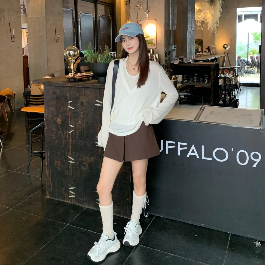 韩系chic别致吊带背心女2025新款夏季轻薄长袖罩衫上衣裤子三件套