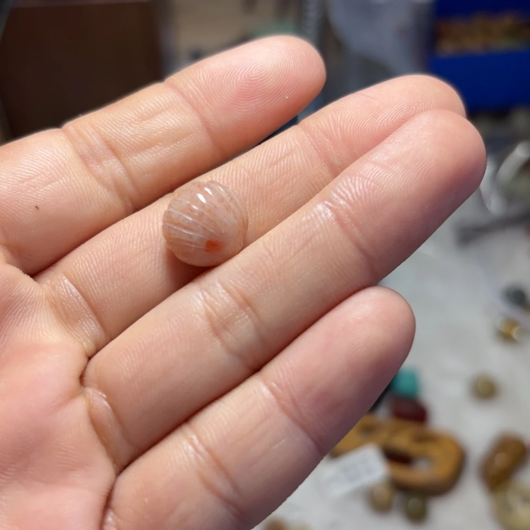 岫岩河磨玉（透闪石质玉）颈饰未镶嵌倔****✨