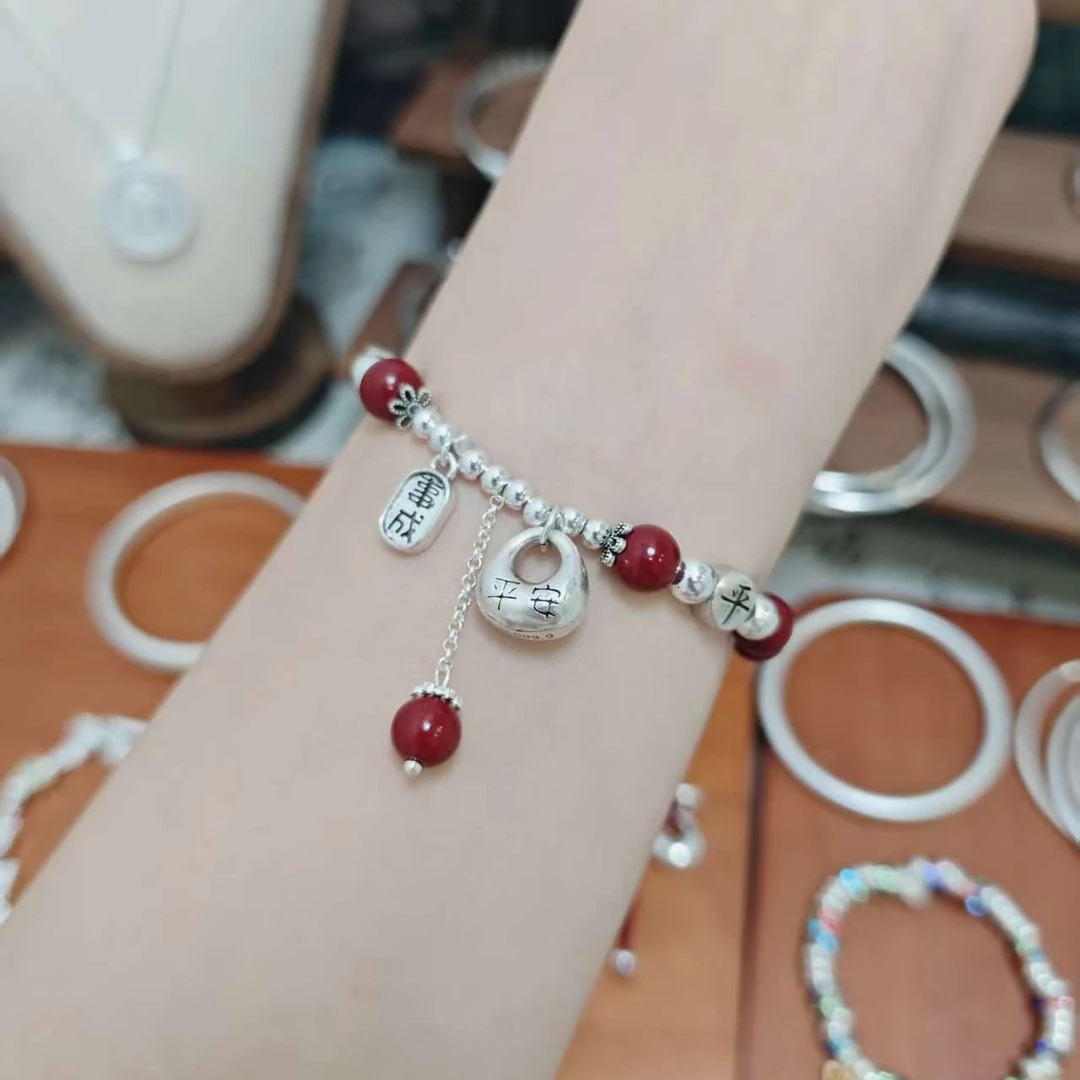 A620 足银9999银手链纯银饰品