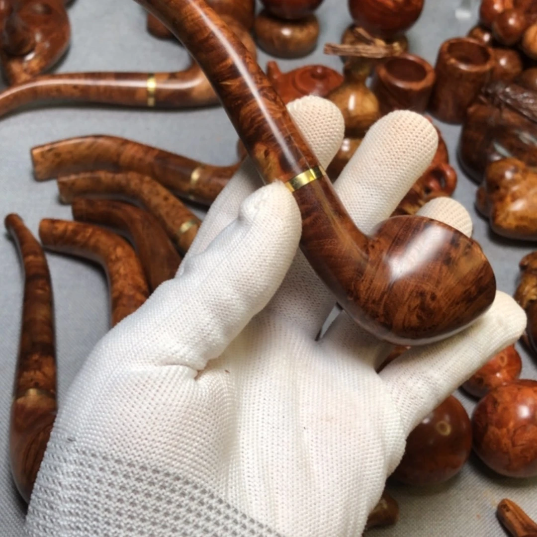 【闪购商品】木麻梨疙瘩火琉璃手把件