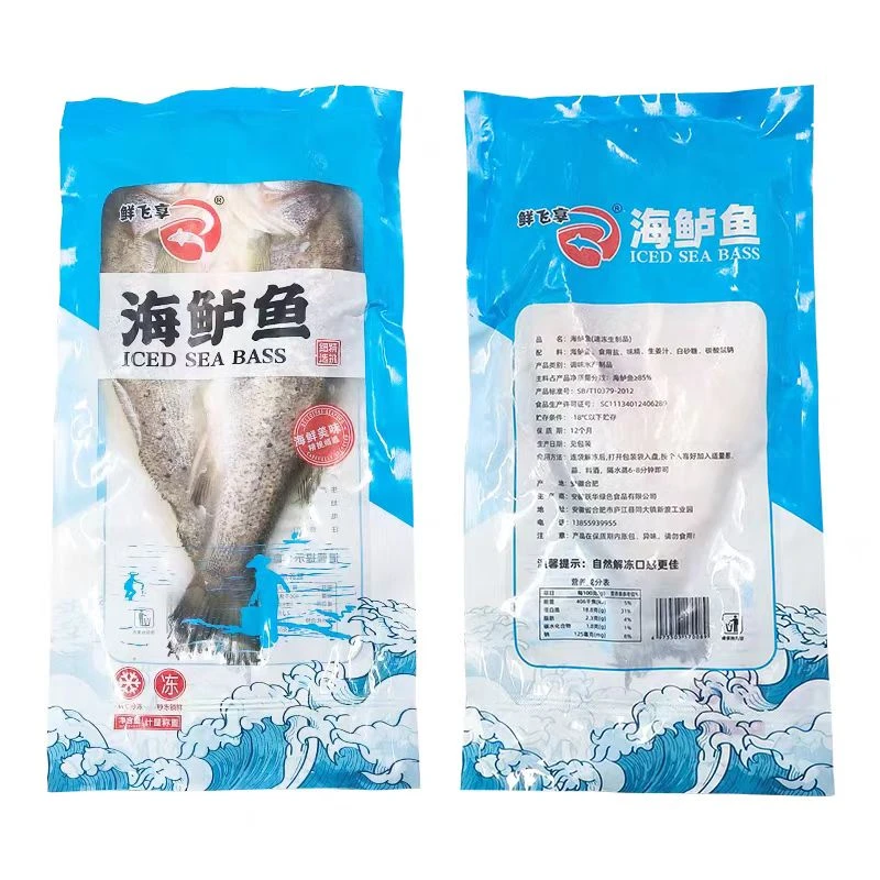 海鲈鱼开背去内脏800g/袋*4袋鲈