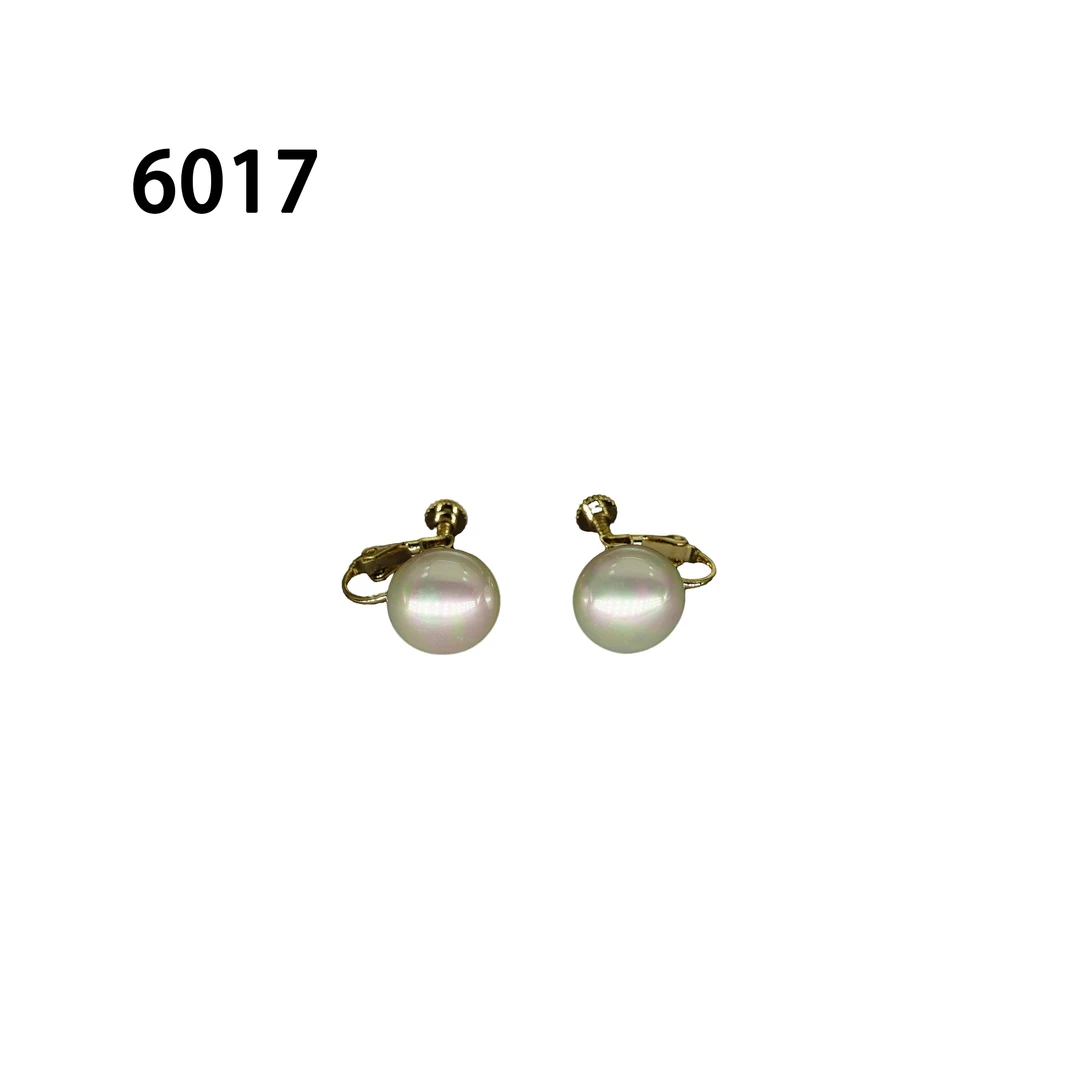 铜合金耳饰 设计师气质耳夹小众设计高级感耳饰～6017