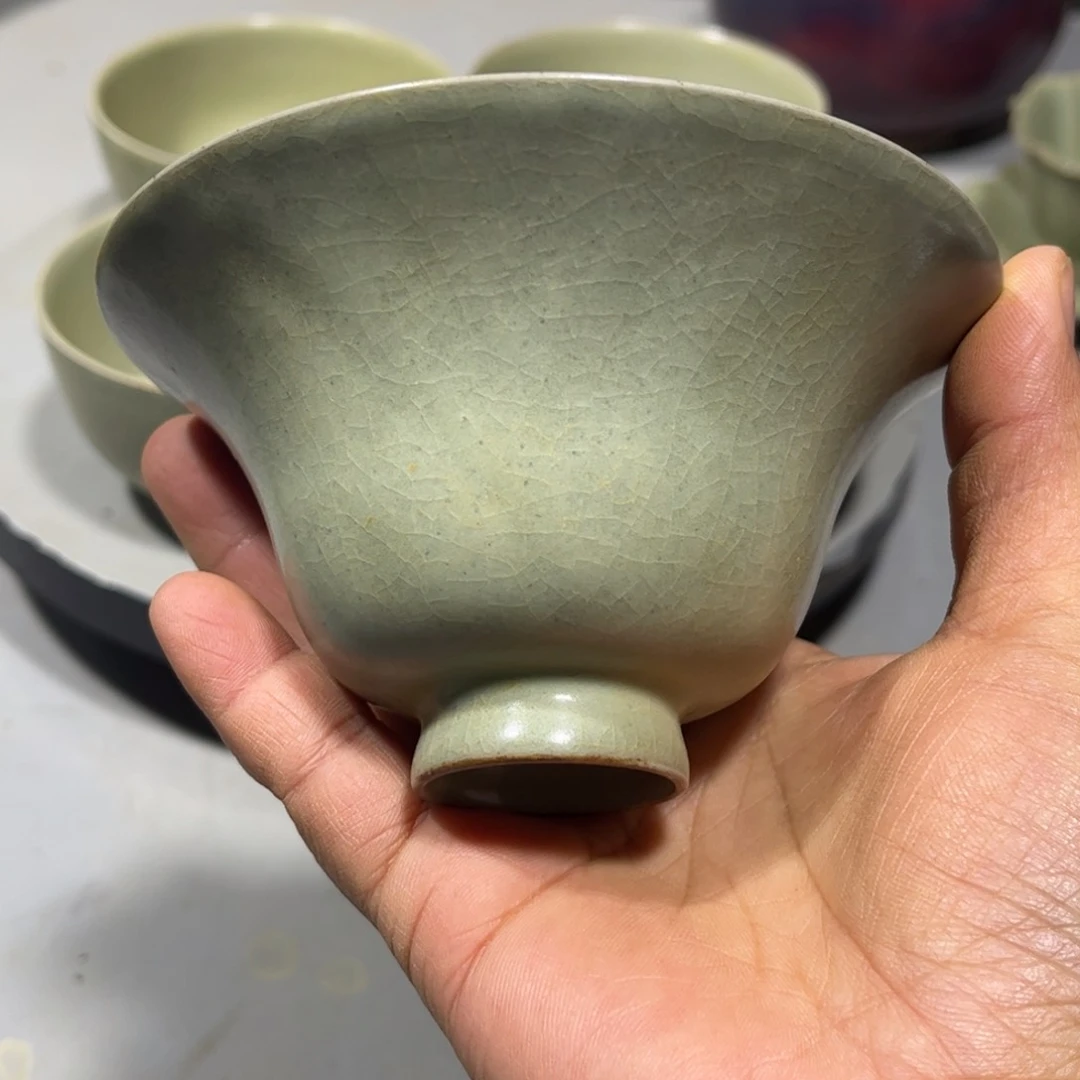 瓶文****6汝窑瓷器品相完美