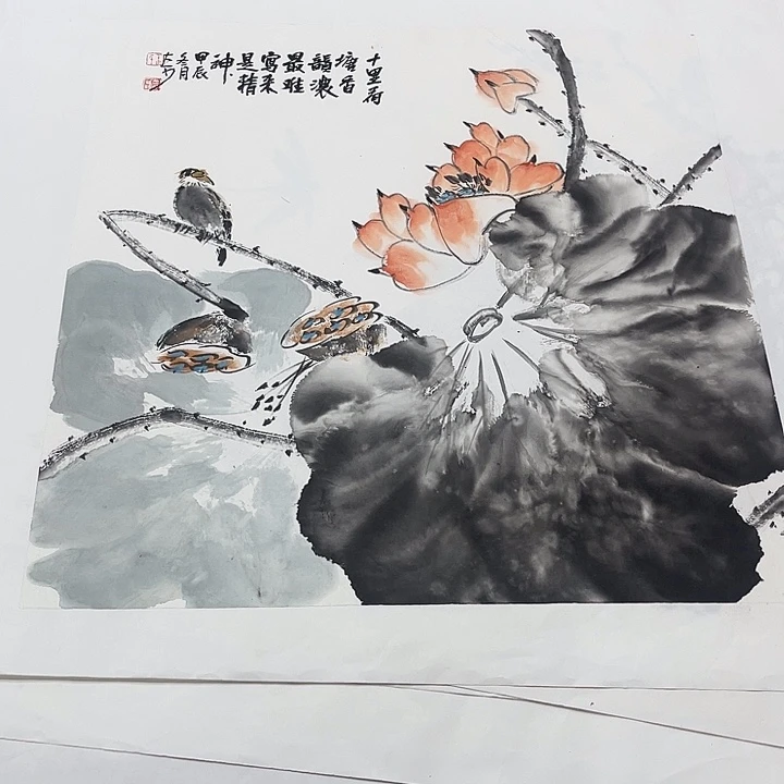 姜奇老师花鸟作品50×50