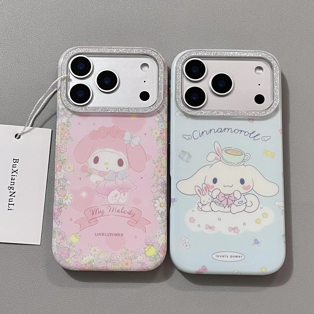 卡通三丽鸥美乐蒂玉桂狗适用苹果17pro手机壳iPhone16全包15/14