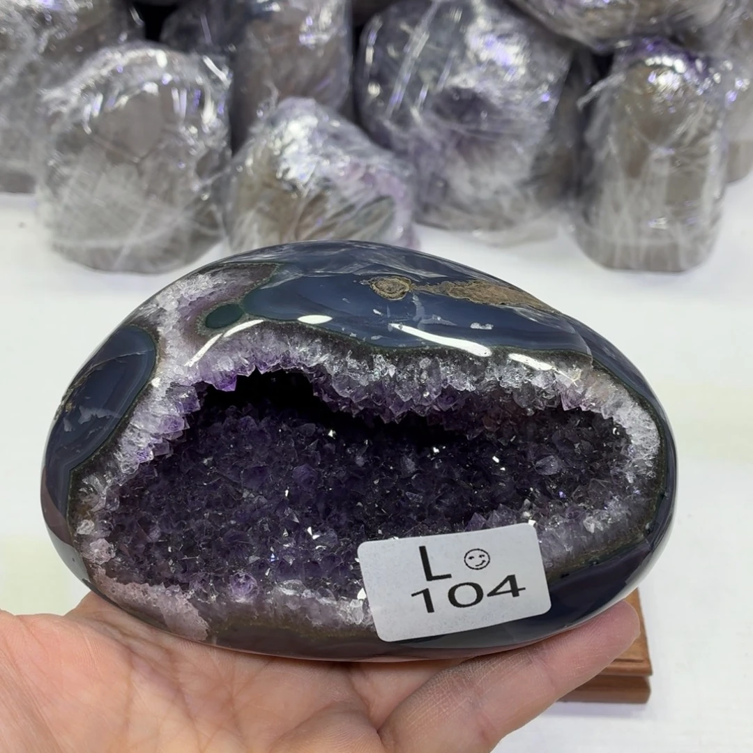 水晶摆件未镶嵌天然紫水晶